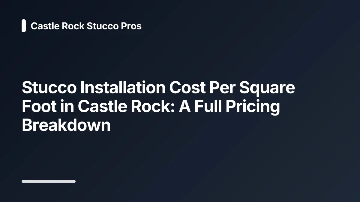 stucco cost per square